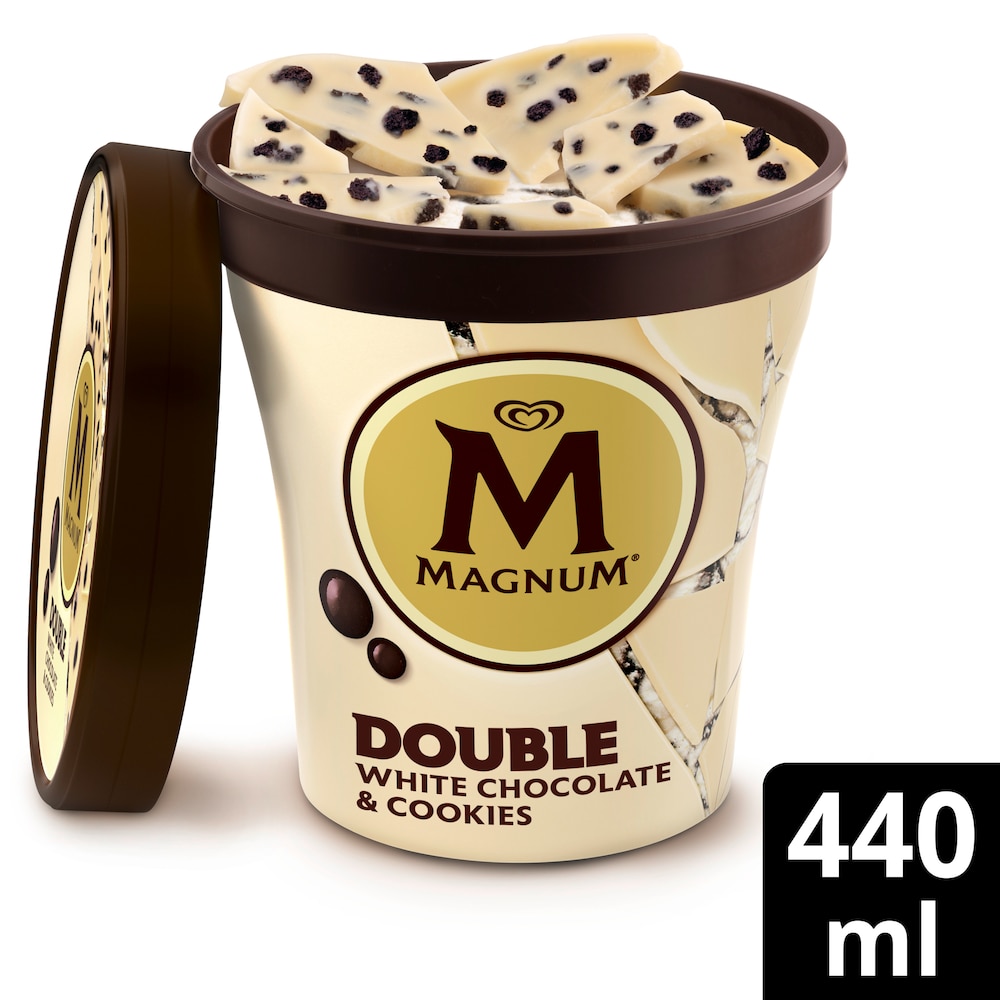 Magnum Chocolate Blanco & Cookies Double