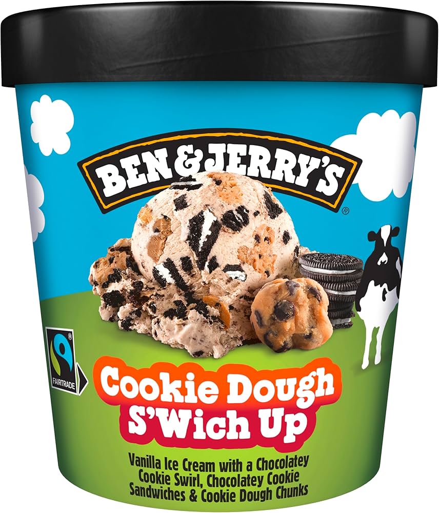 Ben & Jerrys - Cookie Dough S'wich Up
