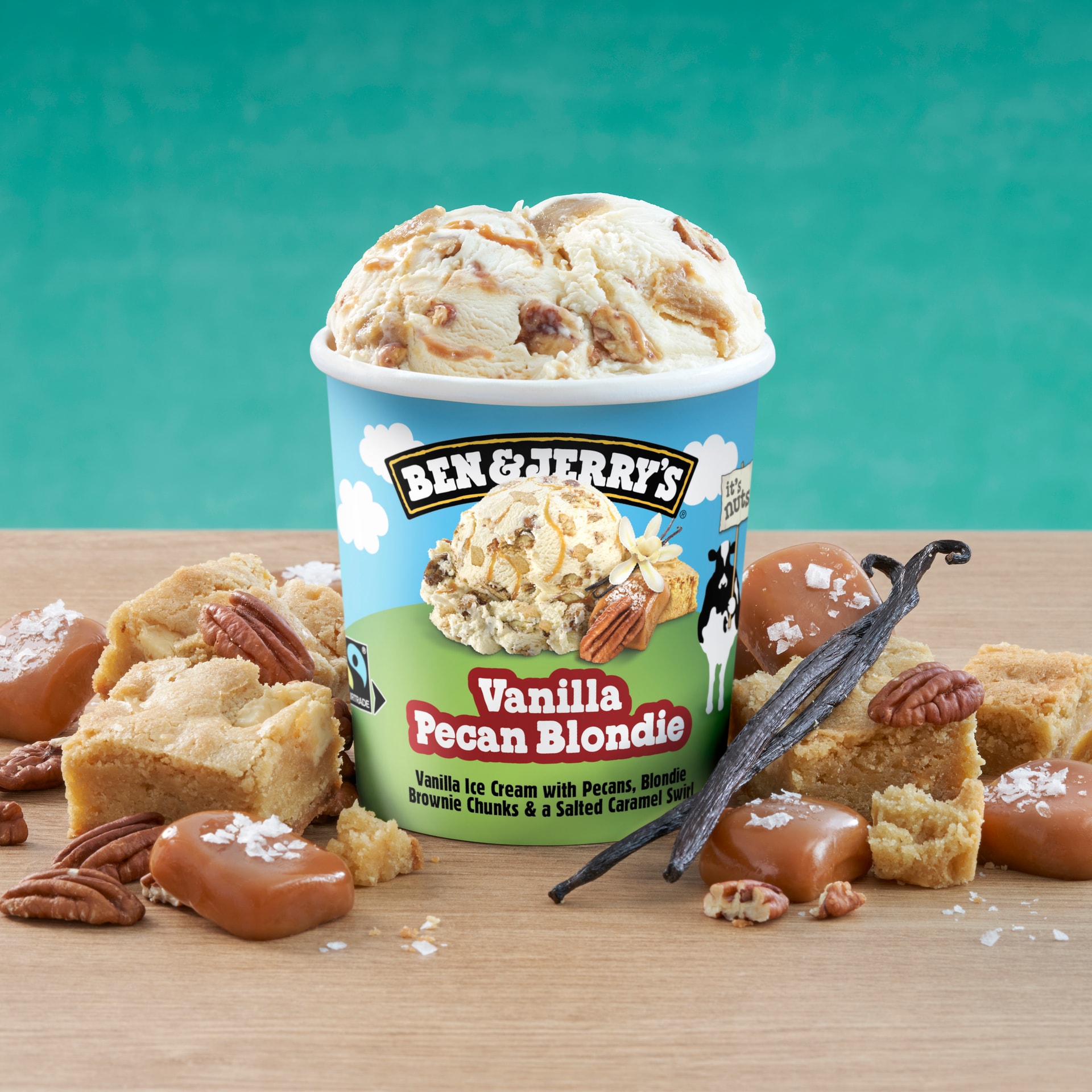 Ben & Jerry's - Vanilla Pecan Blondie